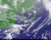 2008年5月21日２３：３０　気象庁赤外データ